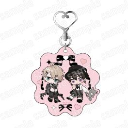 (PRE)(MD) Acrylic Keychain - Black Sheep -Deformed BLACK & PINK ver.