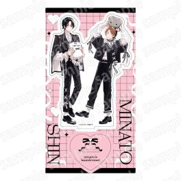 (PRE)(MD) Acrylic Stand - Minato's Laundromat BLACK & PINK ver.