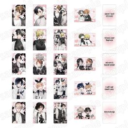 (PRE)(MD) Tradable Card Yurukyun BL BLACK & PINK ver. (สุ่ม 1 จาก 20)