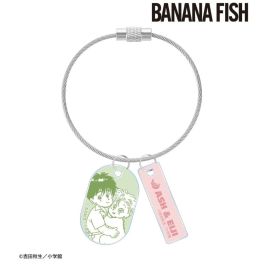 (PRE)(MD) Banana Fish Ash Lynx & Okumura Eiji Twin Wire Acrylic Key Chain BABY BANANA Ver. Ver. A