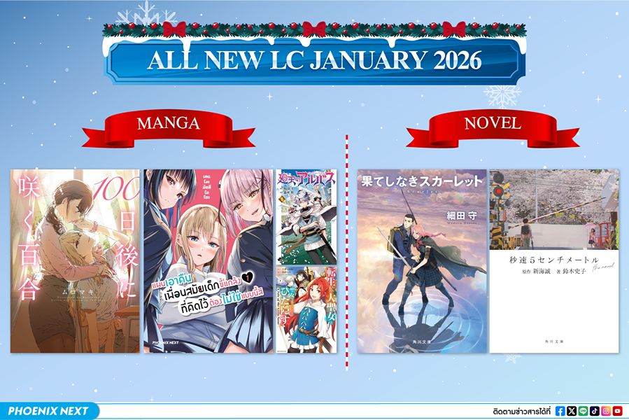 ประกาศลิขสิทธิ์ใหม่ประจำเดือนมกราคม 2026 